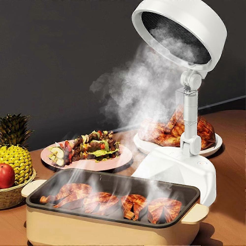 Adjustable Desktop Kitchen Extractor Fan with 3 Speeds and Oil Collector