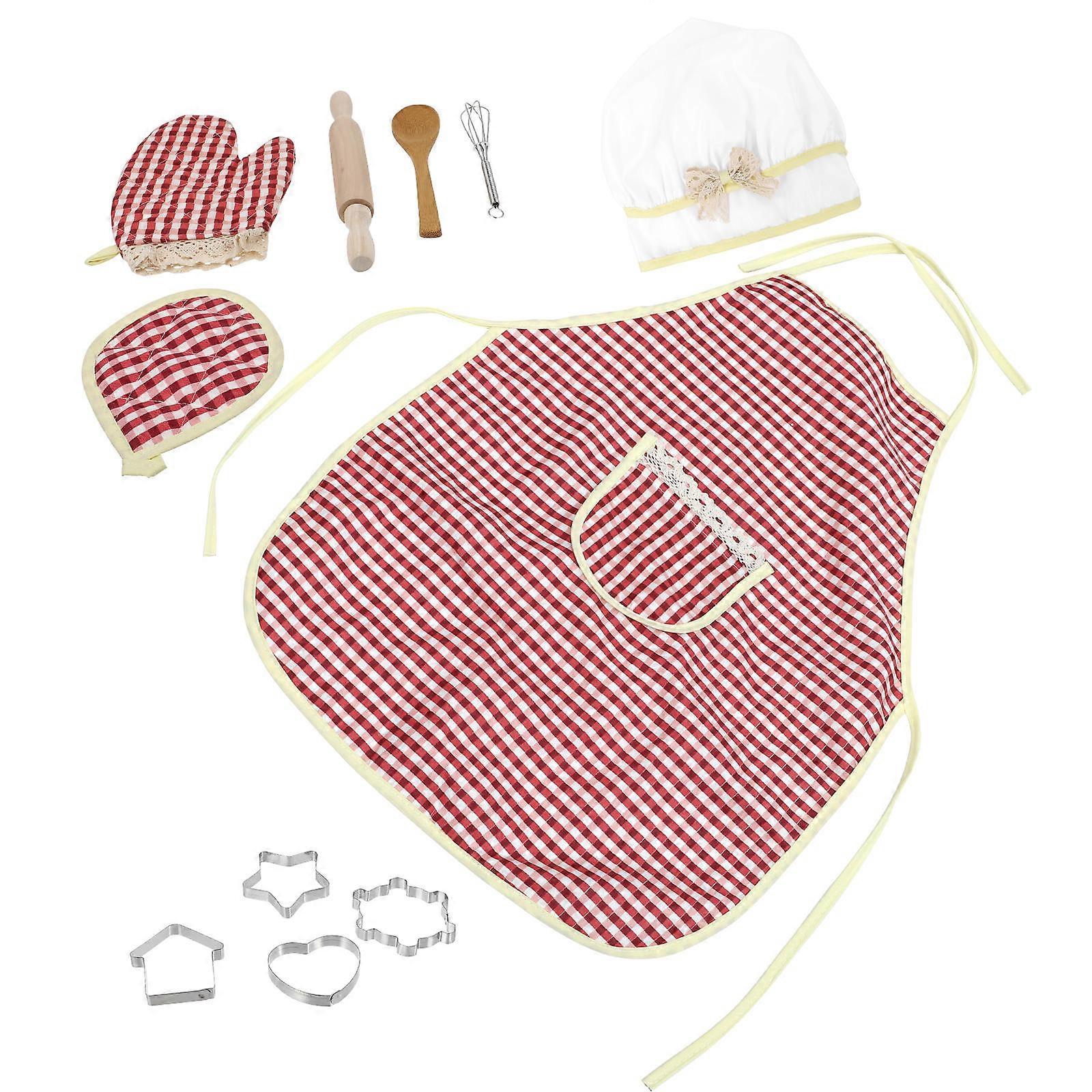 Over Home Use Kid Cooking Utensils Basic Baking Tools 1Set Reds