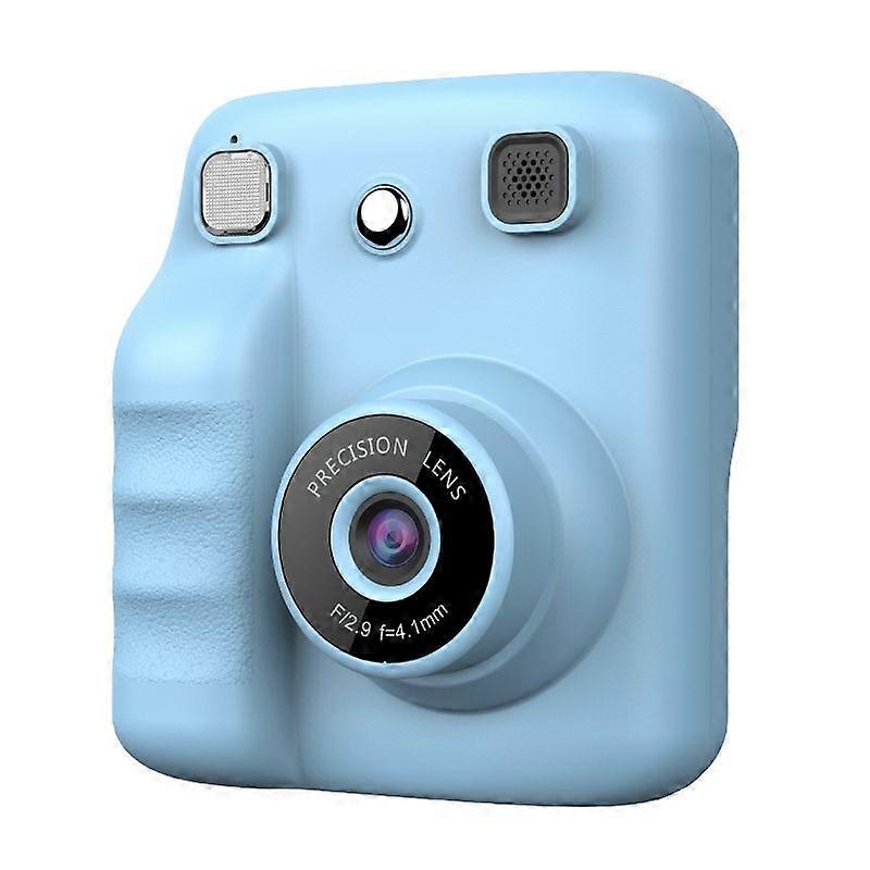 Kids Instant Print Camera A29 3000W Pixel 2.4 Inch IPS Screen 1080P Video with 32GB TF Card(Blue)