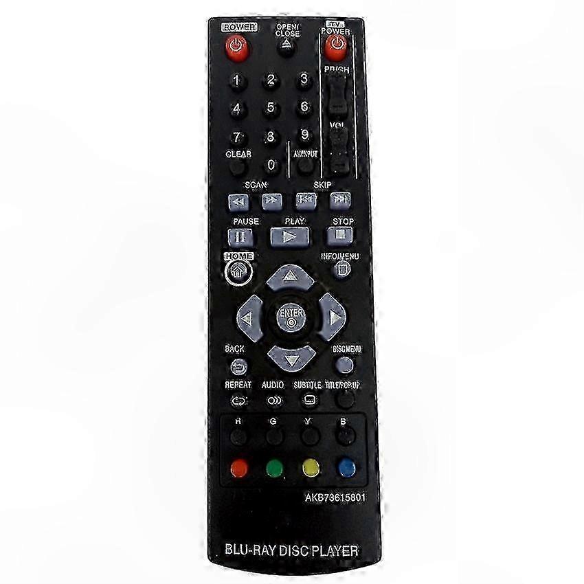 Universal Remote Control for Blu-ray DVD Disc Players