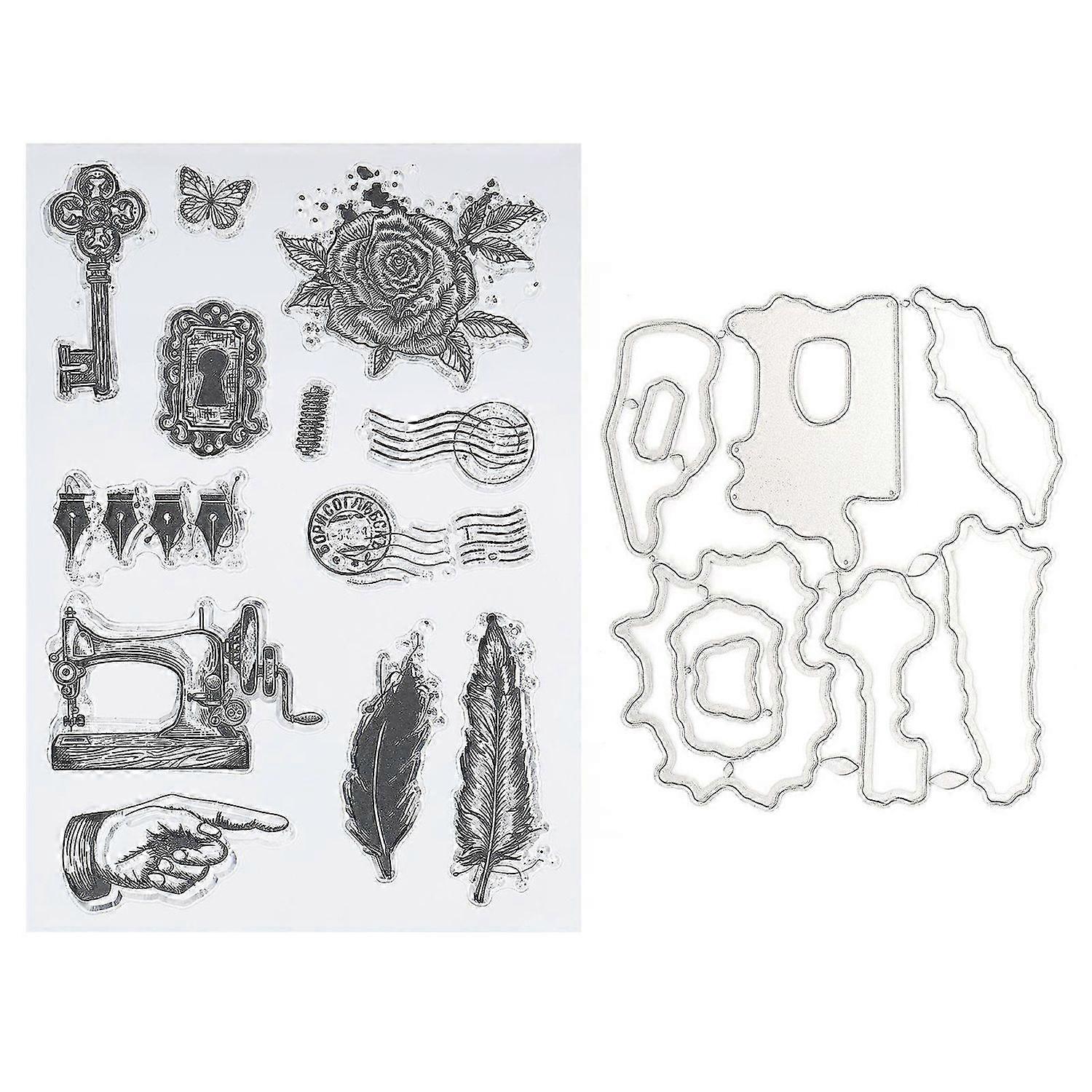 2025 Latest Model DIY Transparent Stamp Rectangle TPR Stamp Decoration for