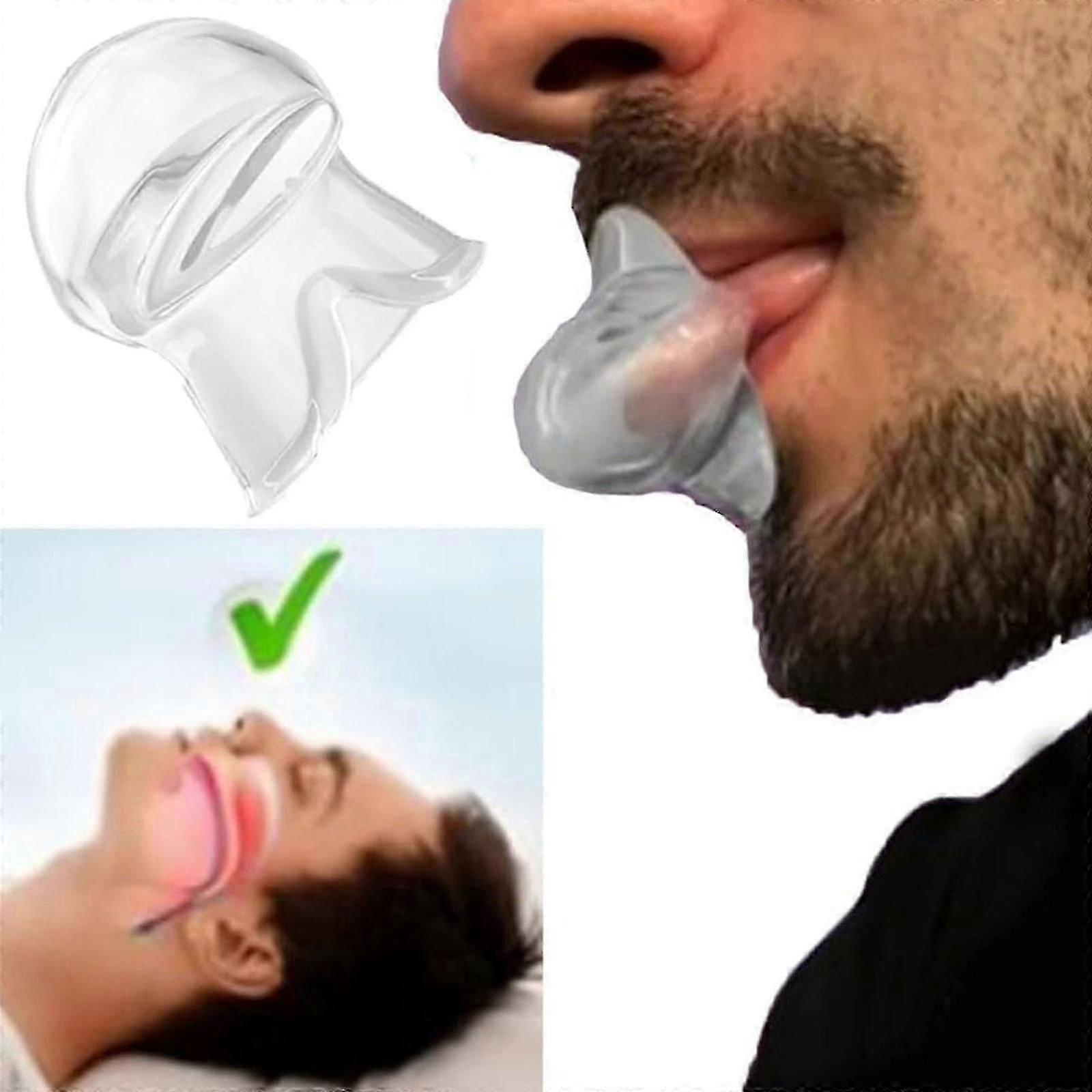 Silicone Snore Destroy Tongue Retainer QuietNights Tongue Holder Unisex