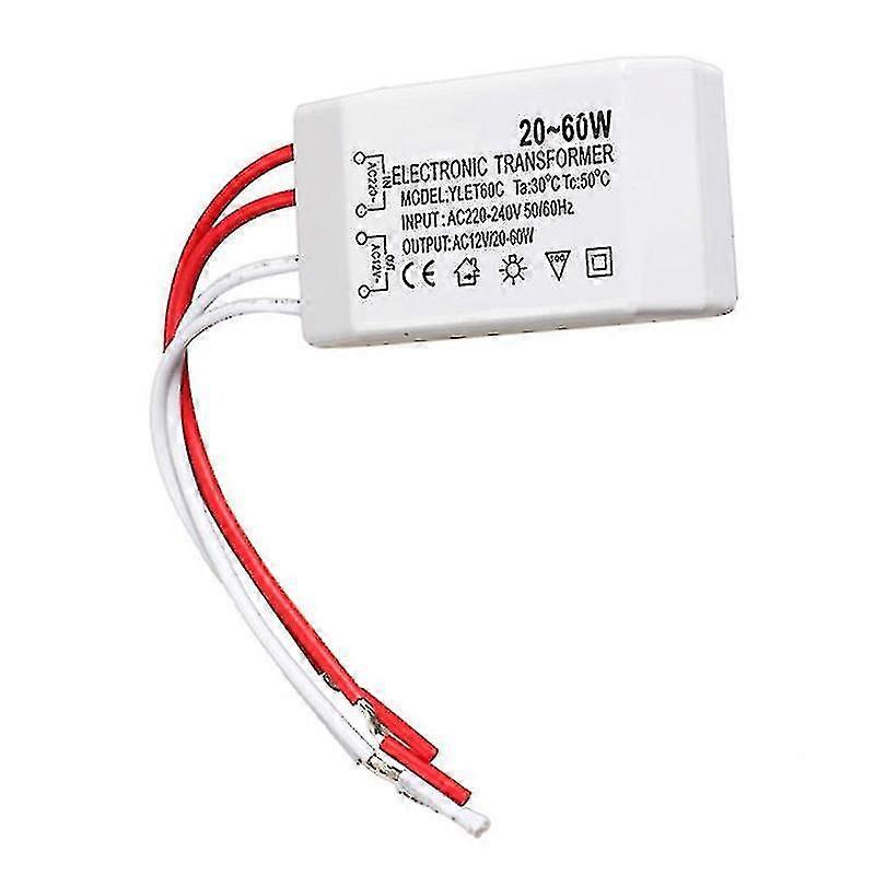 12V 20-60W Electronic Transformer for Halogen Lamps and Spotlights