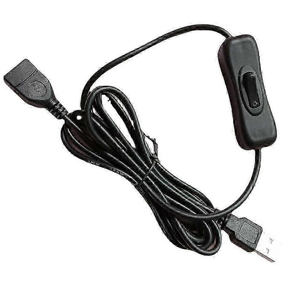 2m Usb Extension Cable With On/off Switch Usb Male To Female Cord For Data Reading And Power Output For Usb Headsets-Good