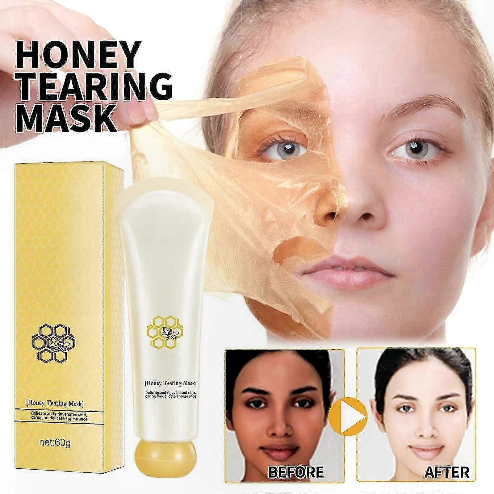 Honey-Infused Peel-Off Mask for Blackhead Removal, Oil Control and Pore Cleansing with Dead Skin Removal Properties