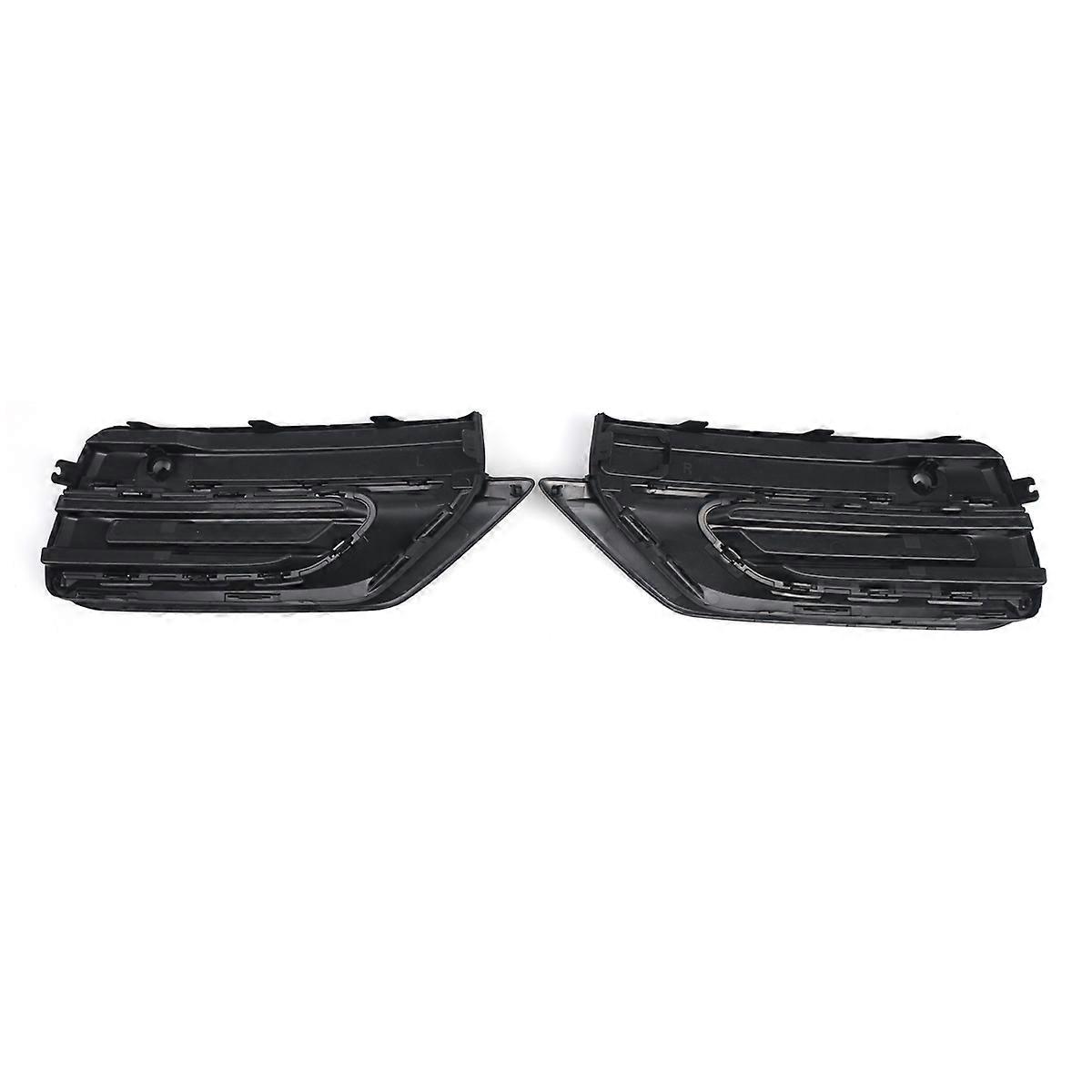 2pcs Front Lower Bumper Grilles ABS Fog Lamp Grille Replacement for Volvo XC90 2020- ONWARDS FACELIFT MODELS