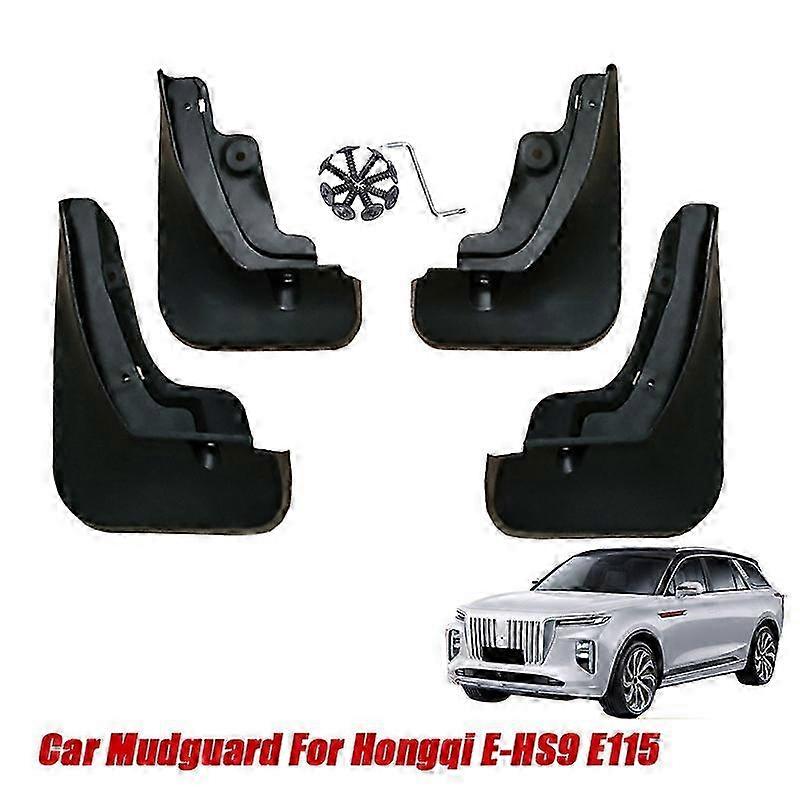Excellent Car Mudguard For Hongqi E-HS9 E115 EHS9 2021 2022 2023- Mudguards Splash Guards Front Rear Fender Mudflaps Accessories