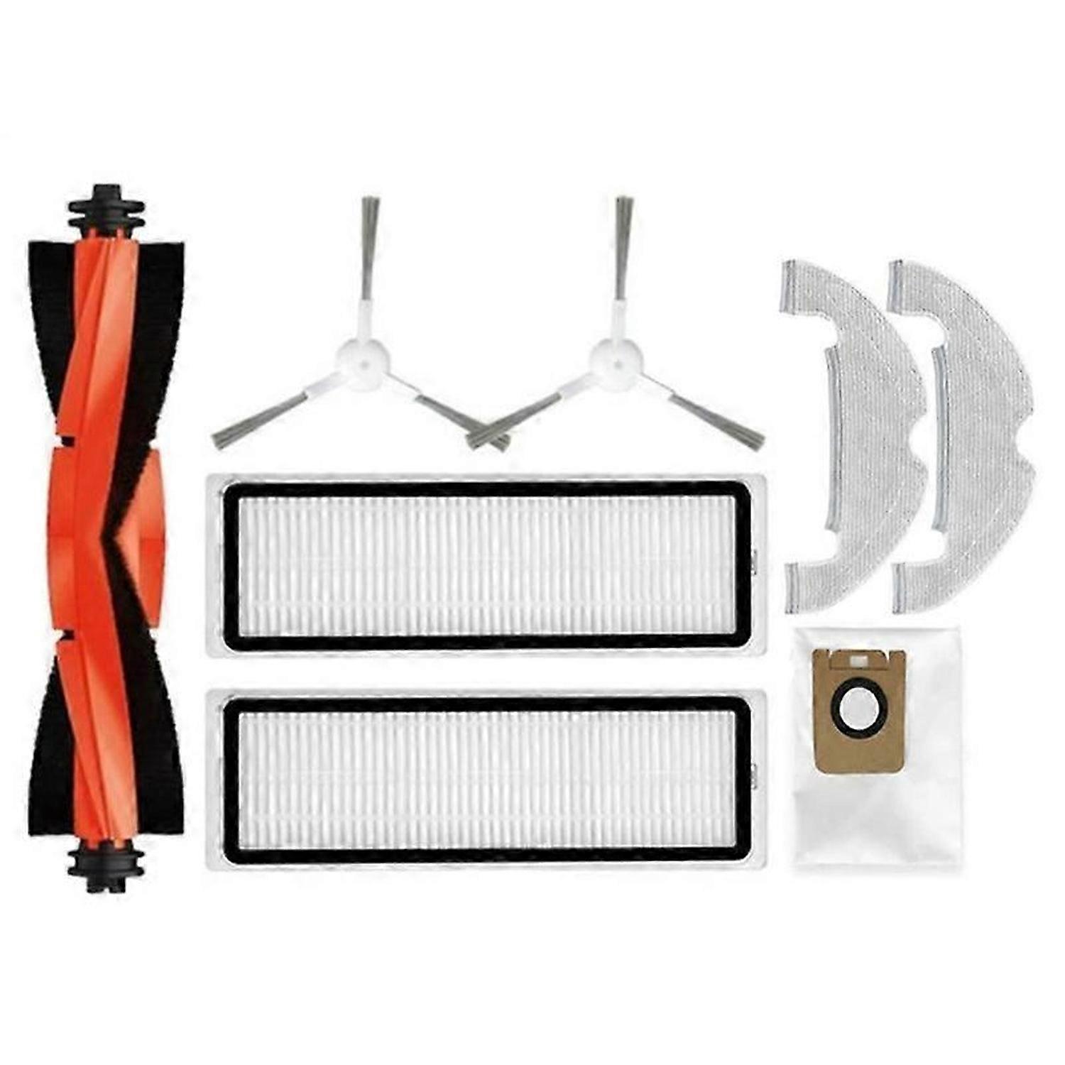 8PCS Accessories Kit for Bot D10 Plus RLS3D, Z10 Pro, L10 Plus Robot Vacuum Main Side Brush Filter M