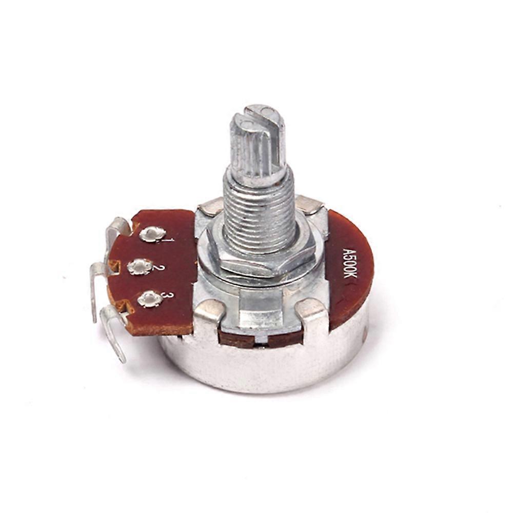 Guitar Potentiometer A500k Linear Taper Rotary Potentiometer for Volume Control