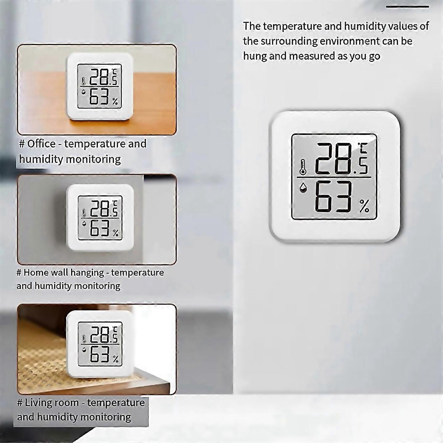 For 1207 Mini Electronic Temperature And Humidity Meter Car Thermometer