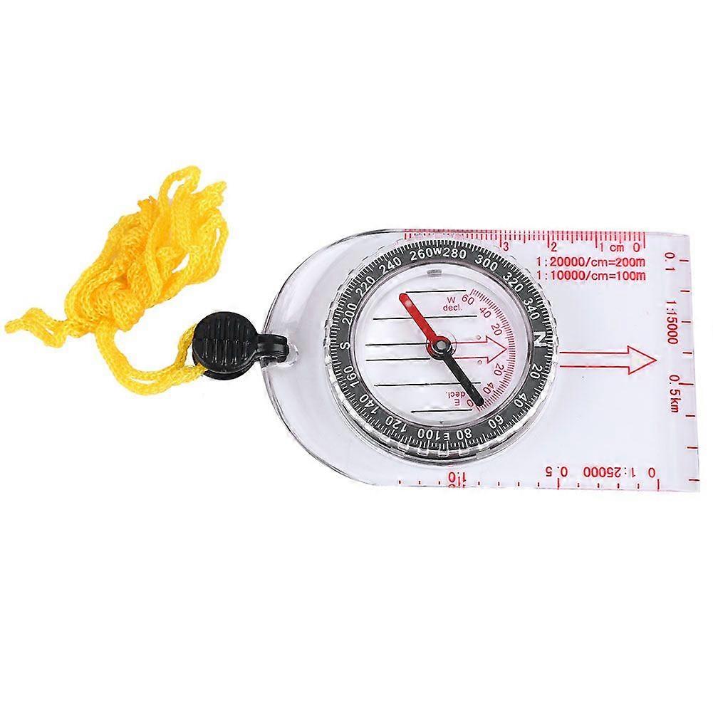 Portable Map Compass Muitifunctional Camping Hiking Outdoor Adventuring Compass