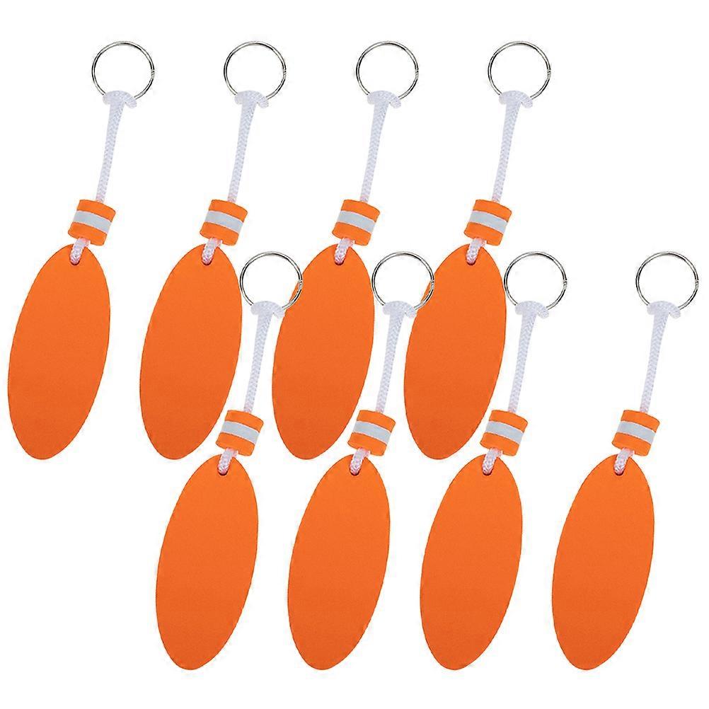 Eva Key Chain Floating Keychain for Key Use 24Pcs Orange Boating Essential Accessory