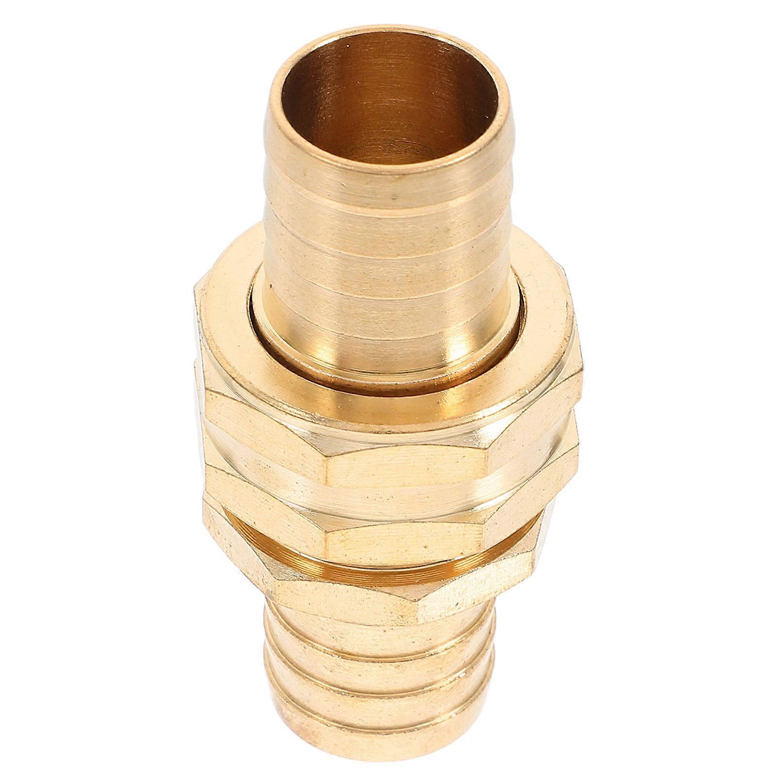 Garden Hose Repair Connector Copper Adapter for Connection 4Pcs Golden