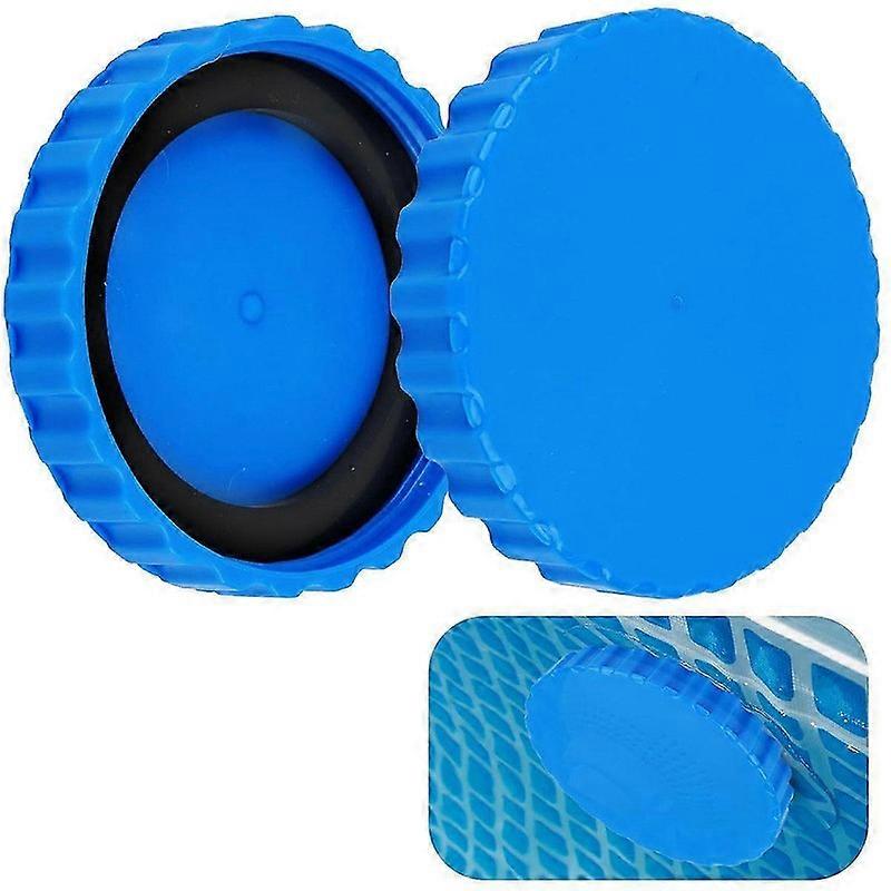 Winter Closure Set for Intex and Bestway pools, 2 Pieces Winter Plug Pool with Matching Seals, Frost-proof and Tight Winter Cap Pool, Pool Accessories