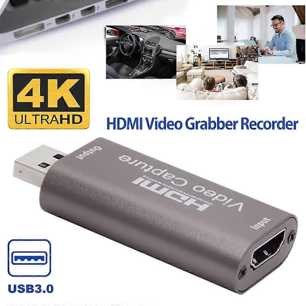 Audio Video Capture Card HDMI 1080P Portable 3.0 Card Record Portable Video Grabber Recorder for PS4 Game DVD Camcorder