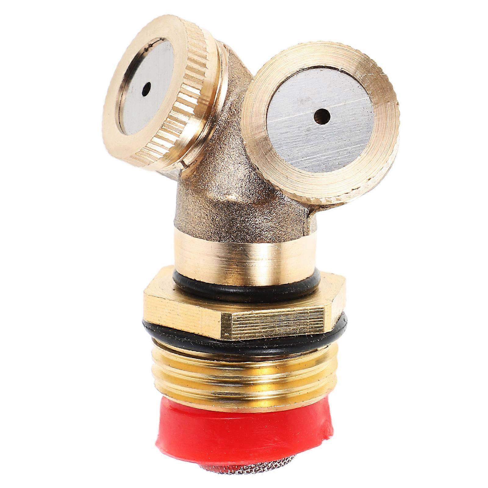 Automatic Rotating Sprinkler 360 Degree Brass Nozzle Irrigation Cooling Yard 1Pcs