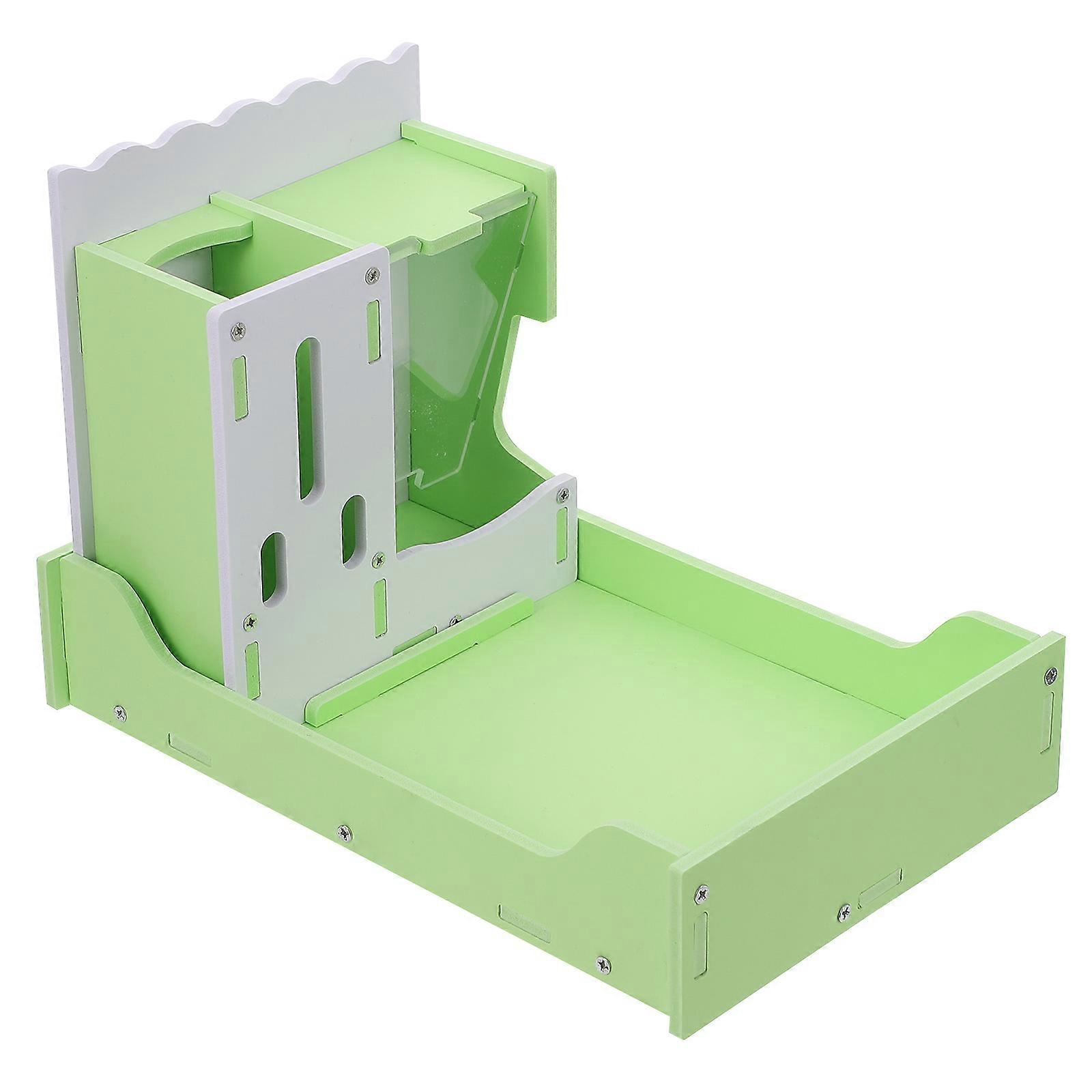 Rodent Water Dispenser 3 In 1 Creative Pet Toy For Indoor Pet Use 27X18X18Cm Green Feeding System 1Set