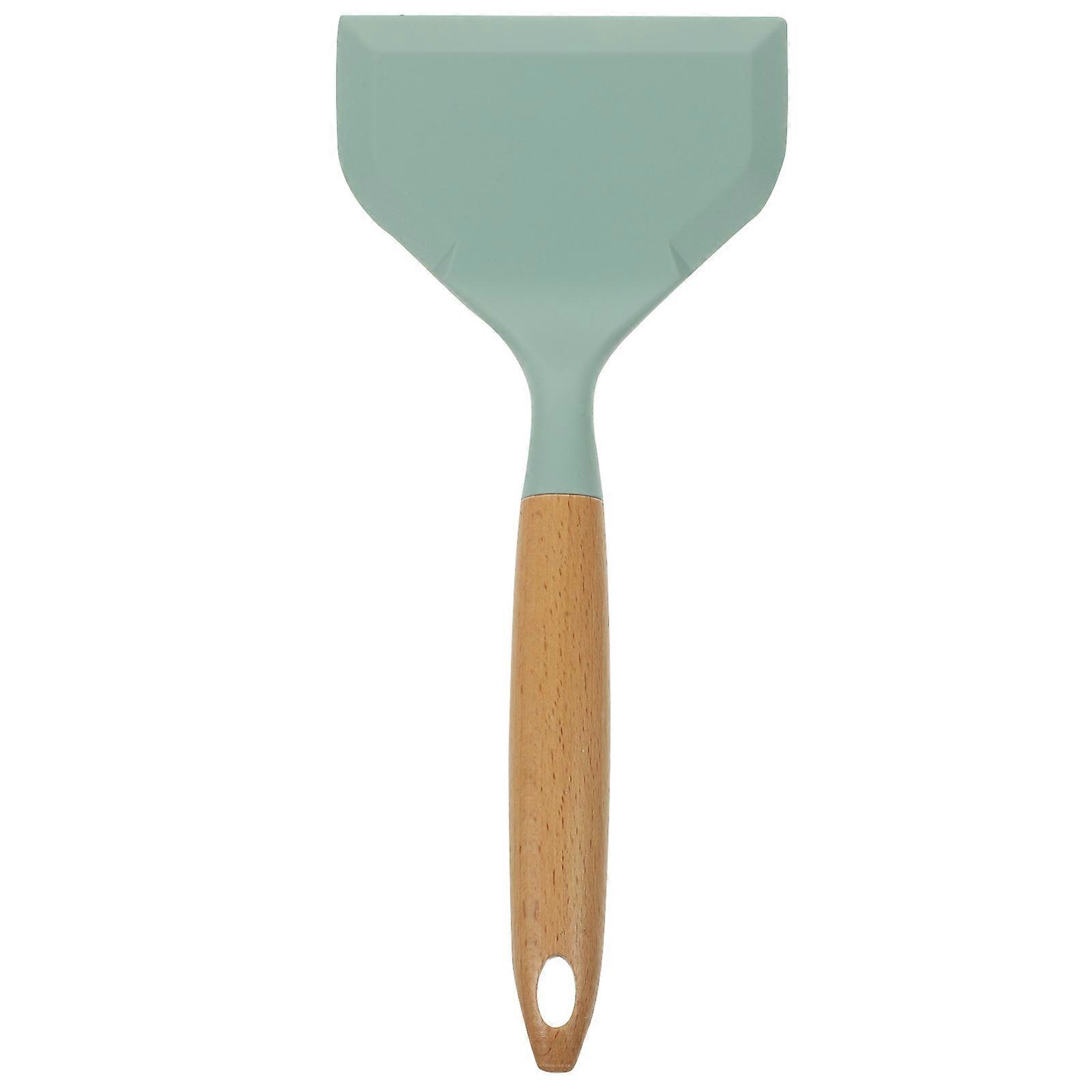 Green Silicone Steak Spatula for Cooking 2Pcs Practical Kitchen Tool