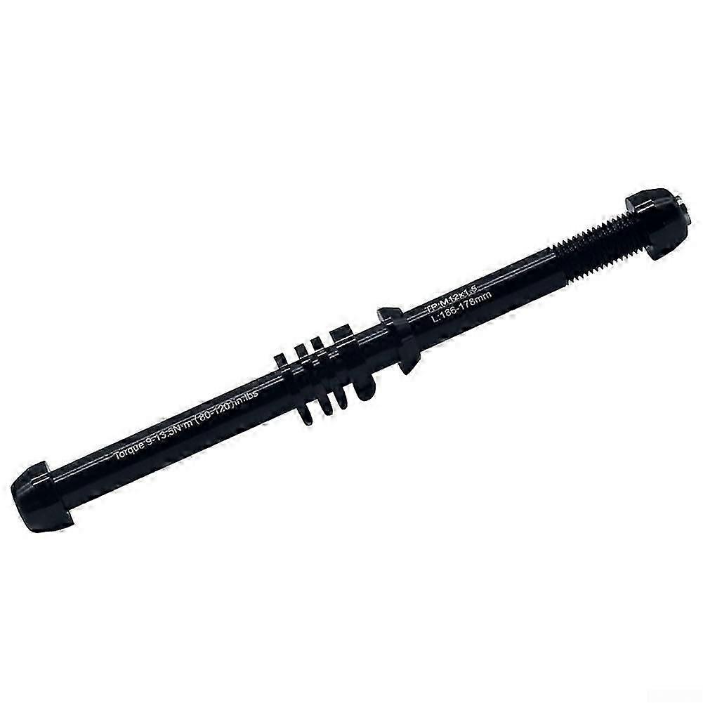 Secure Bike Trainer Axle Skewer Aluminum Alloy M12xP1.5 Thread Pitch Compatible With Most Trainers
