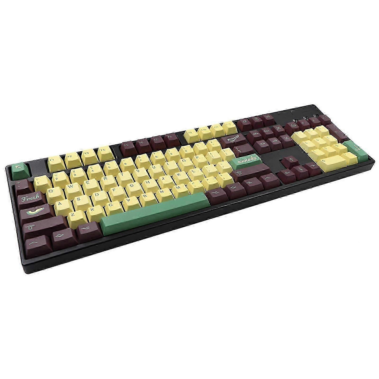 135-key Avocado style DYE-Sub PBT Keycaps Set for Most Mechanical Keyboards