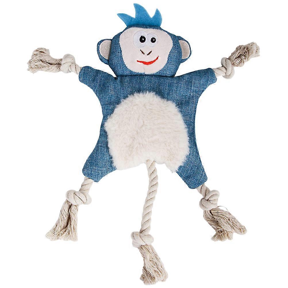 Pet Toy Creative Plush Dolls with Sound for Chewing 2Pcs