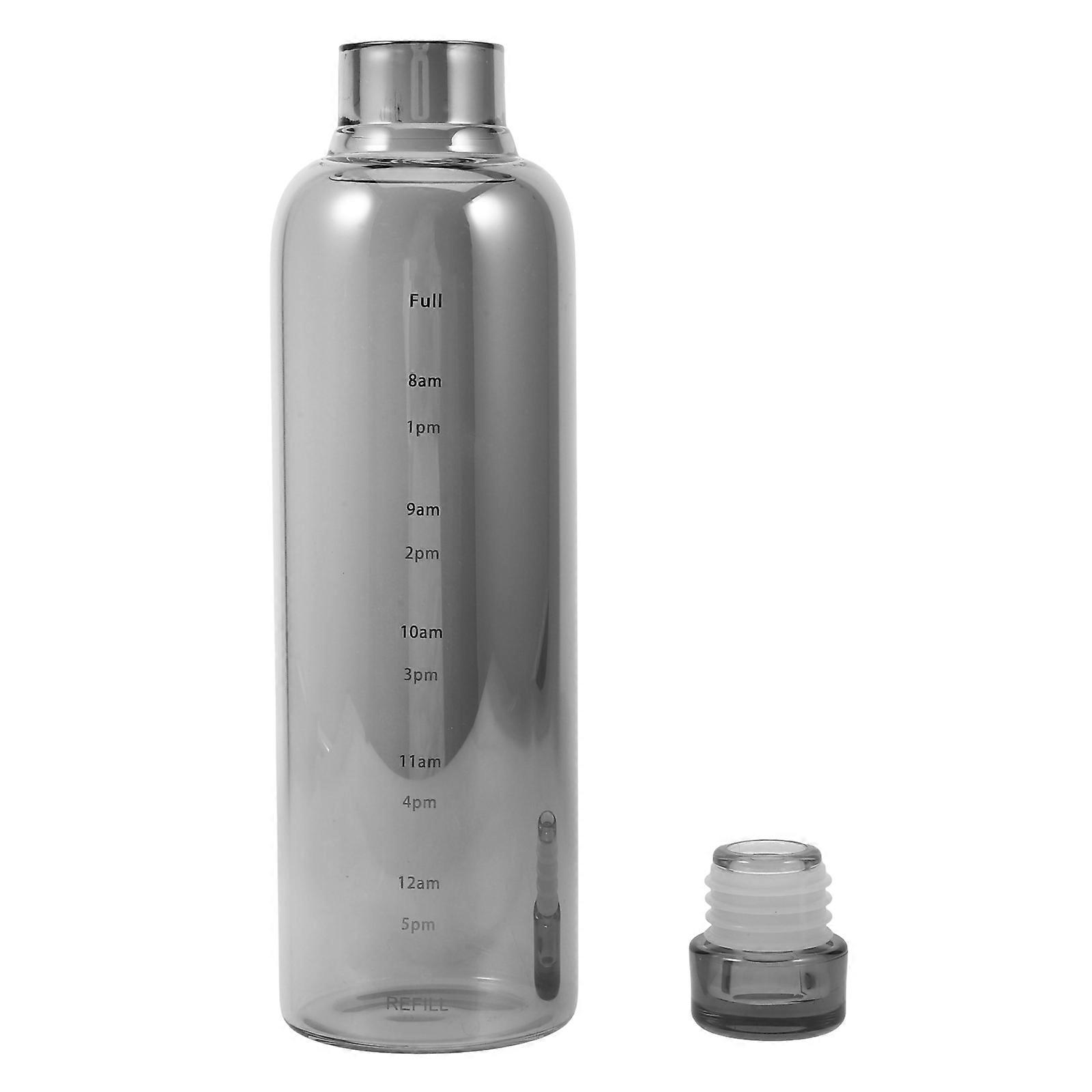 5Pcs Sports Water Container Drinking Reminder For Home And School 23X6.5X6.5CM Grey Portable Hydration Solution