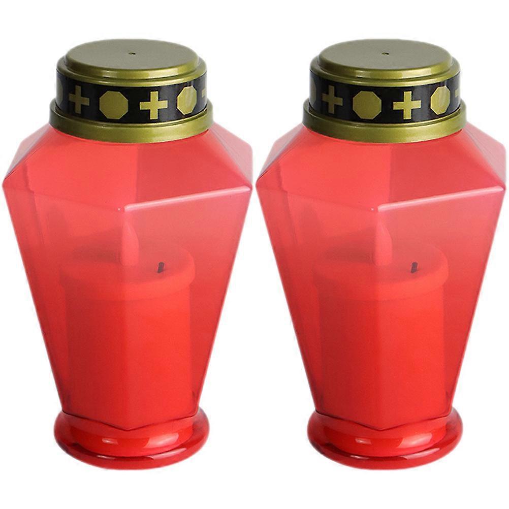 Battery Candles Flameless Candle Light for 4Pcs Prayer Use