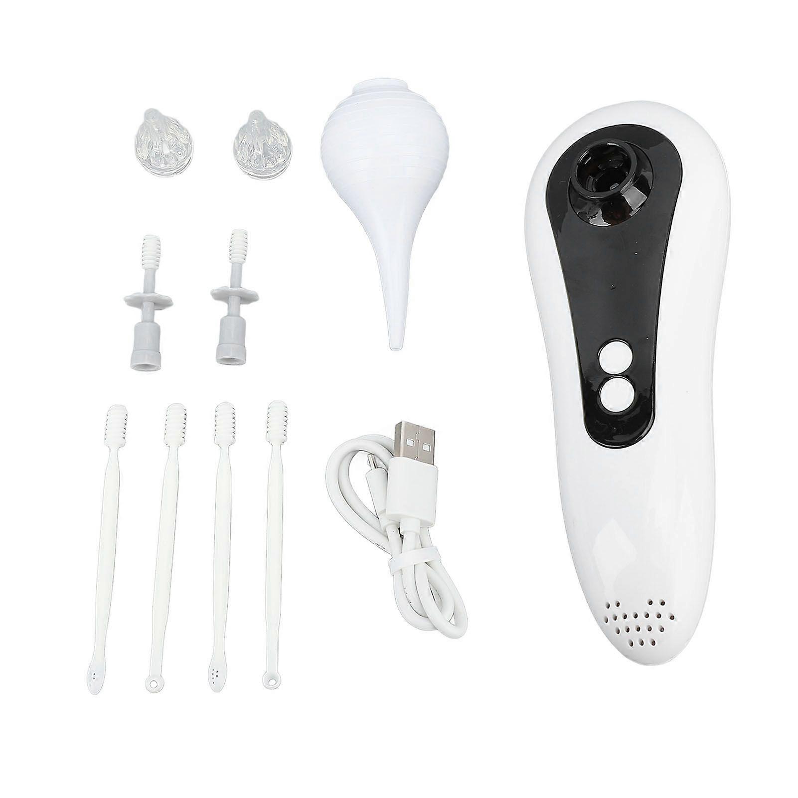 Ear Dryer Red Lighting Drying Mode Ergonomic Ear Drying Device with Removable Silicone Tip for Pets Swimming