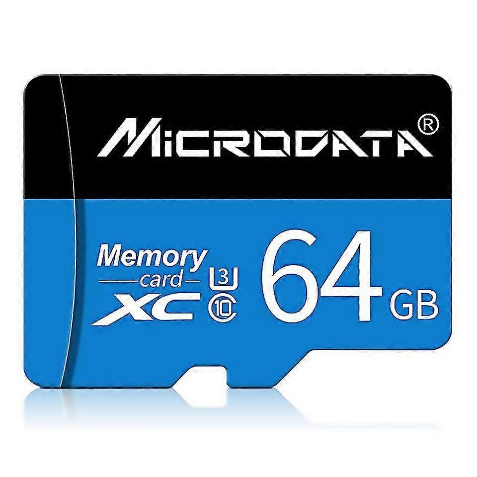For Microdata 64gb U3 And Tfmicro Sd Memory Card Blue Black