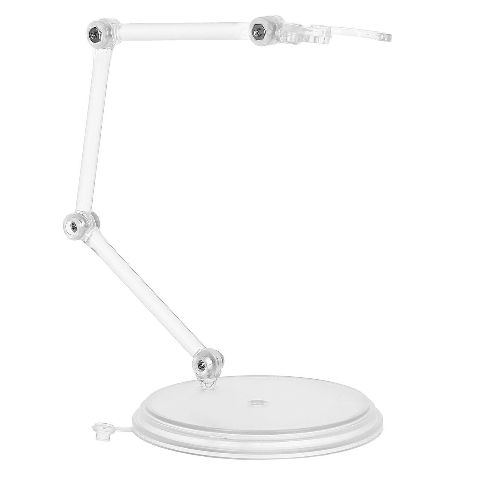 Action Figure Holder Transparent 4-Fold Design Support Stand For Models And Dolls 3Pcs