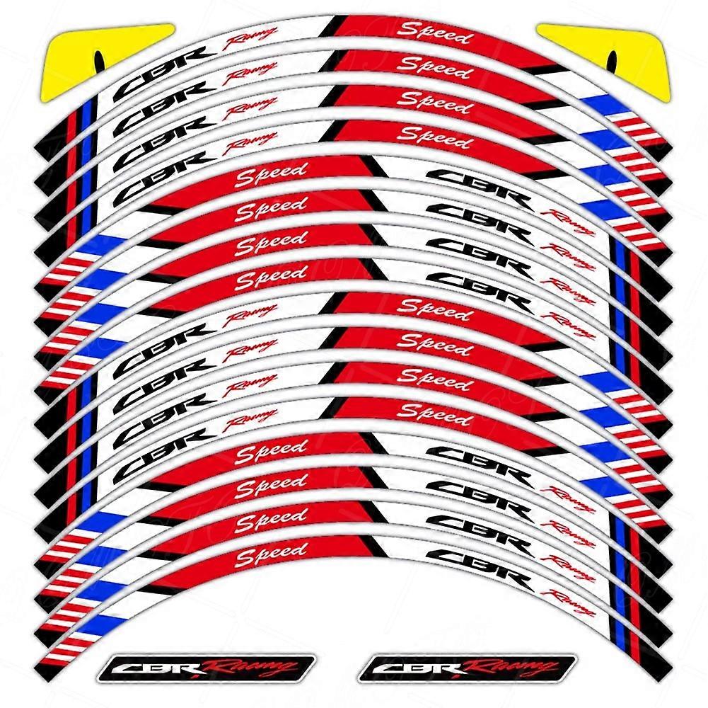 Applicable Reflective Motorcycle Accessories Wheel Sticker Inside of Hub Decals Rim Stripe Tape For CBR150R CBR600RR CBR1000RR