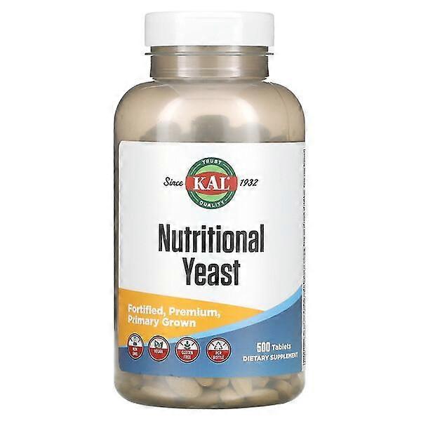 KAL, Nutritional Yeast, 500 Tablets