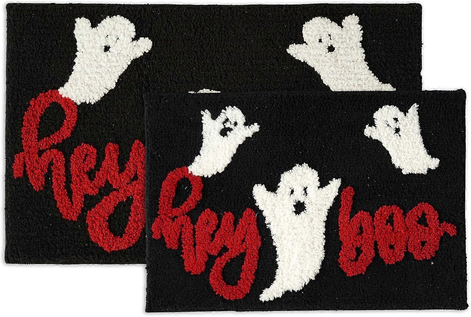 Halloween carpet, super soft and highly absorbent, high-quality Halloween mat, anti-slip back - 20 'x32' and 17 'x24' sizes, funny carpet