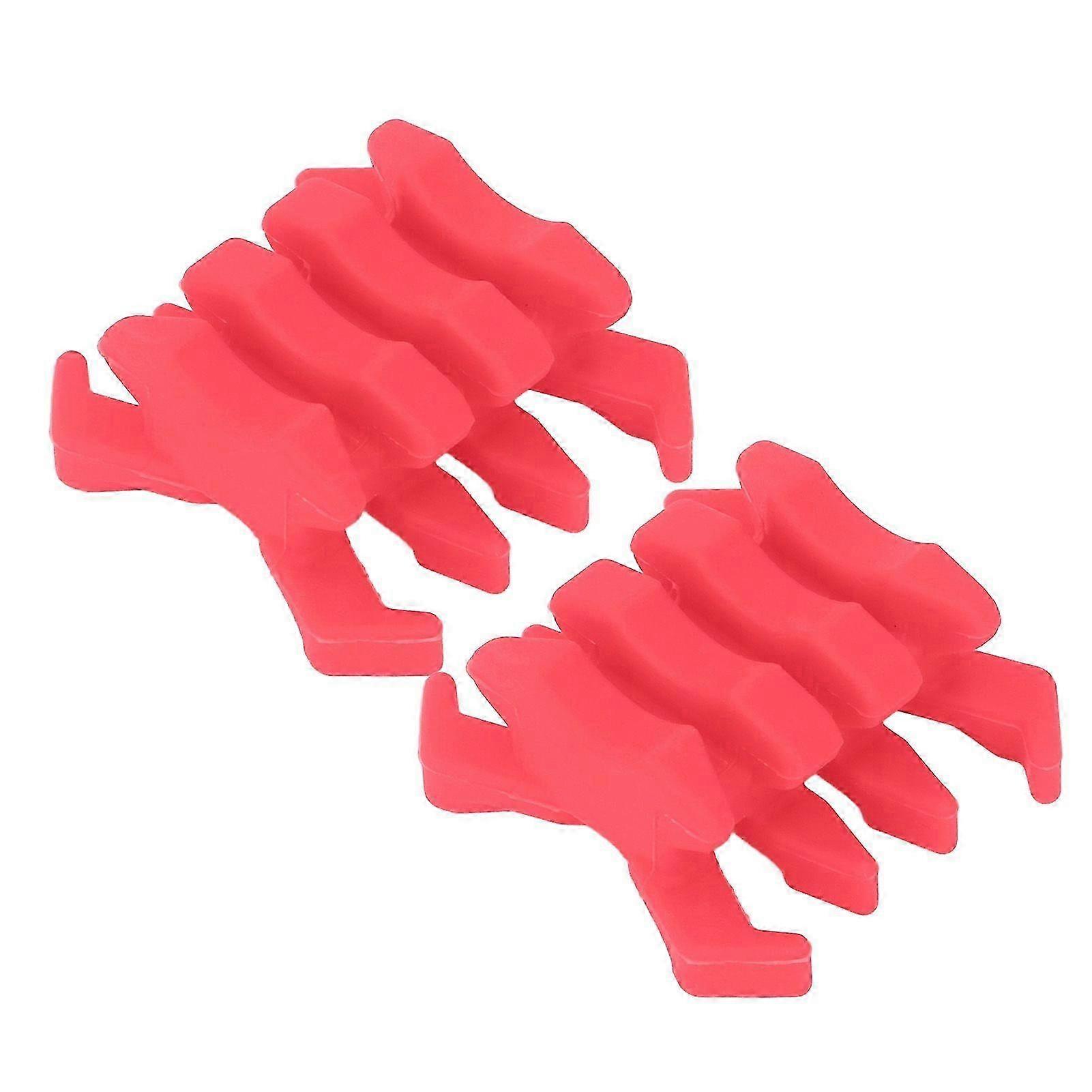 25-26 1 Pair Rubber Archery Bow Limbs Vibration Damper Dampener Crab Shaped Stabilizer For Split Limb Compound Bows Red