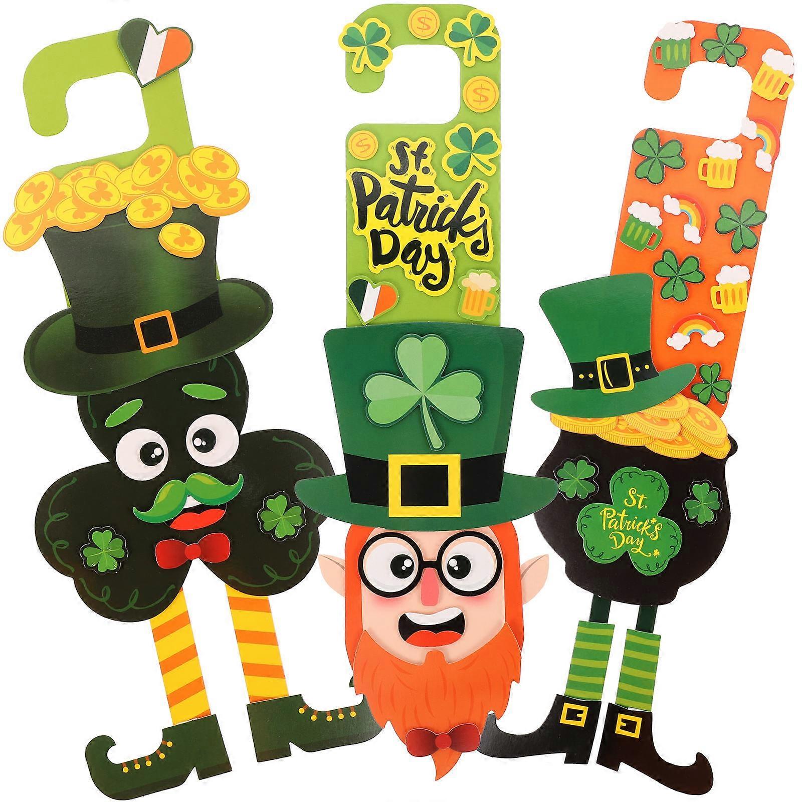 Shamrock Decals for St. Patrick Day 15Sets Party Use