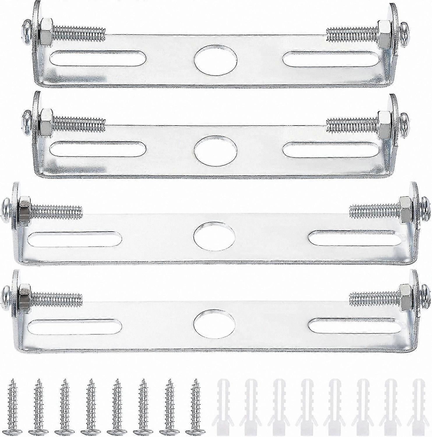 Ceiling Light Mounting Plates, 2 Sizes (90mm & 104mm), Pack of 4 Fixture Installation Brackets for Lighting Fixtures