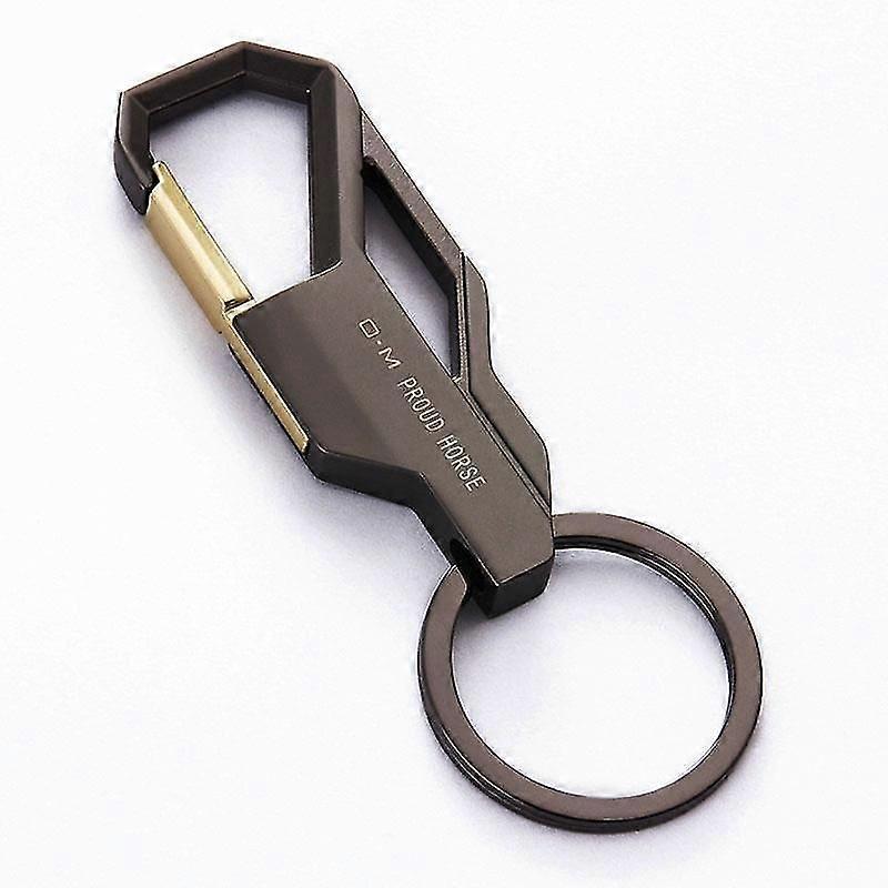 車のキーチェーンキーリングビジネスキーチェーン男性, ブラック