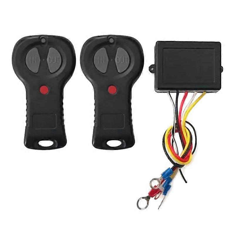 Universal 12V Wireless Electric Digital Winch Remote Control Kit