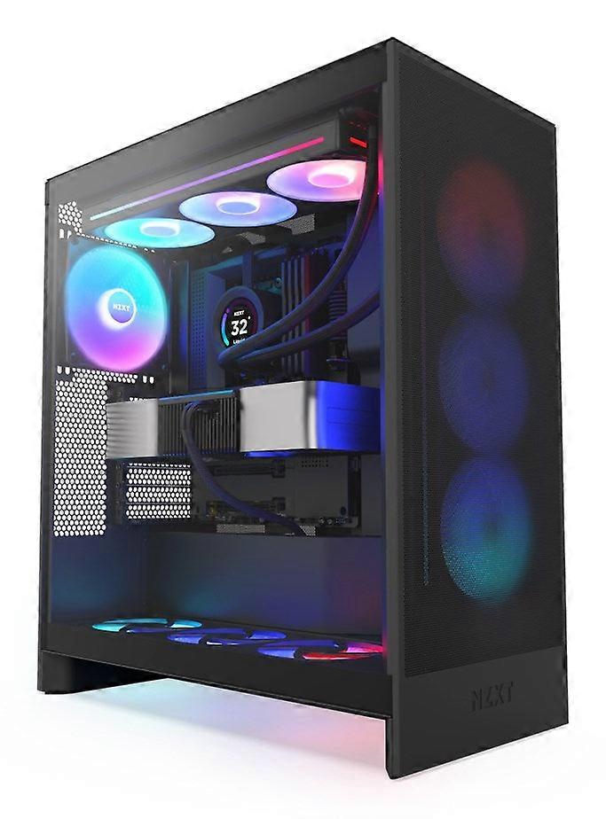 Nzxt H7 Flow Rgb Midi Tower musta