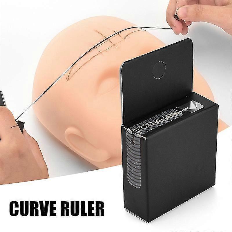 Eyebrow Pre-coloured Thread Mapping String Pre-inked Eyebrow Marker Portable Positioning Tools Cosmeti