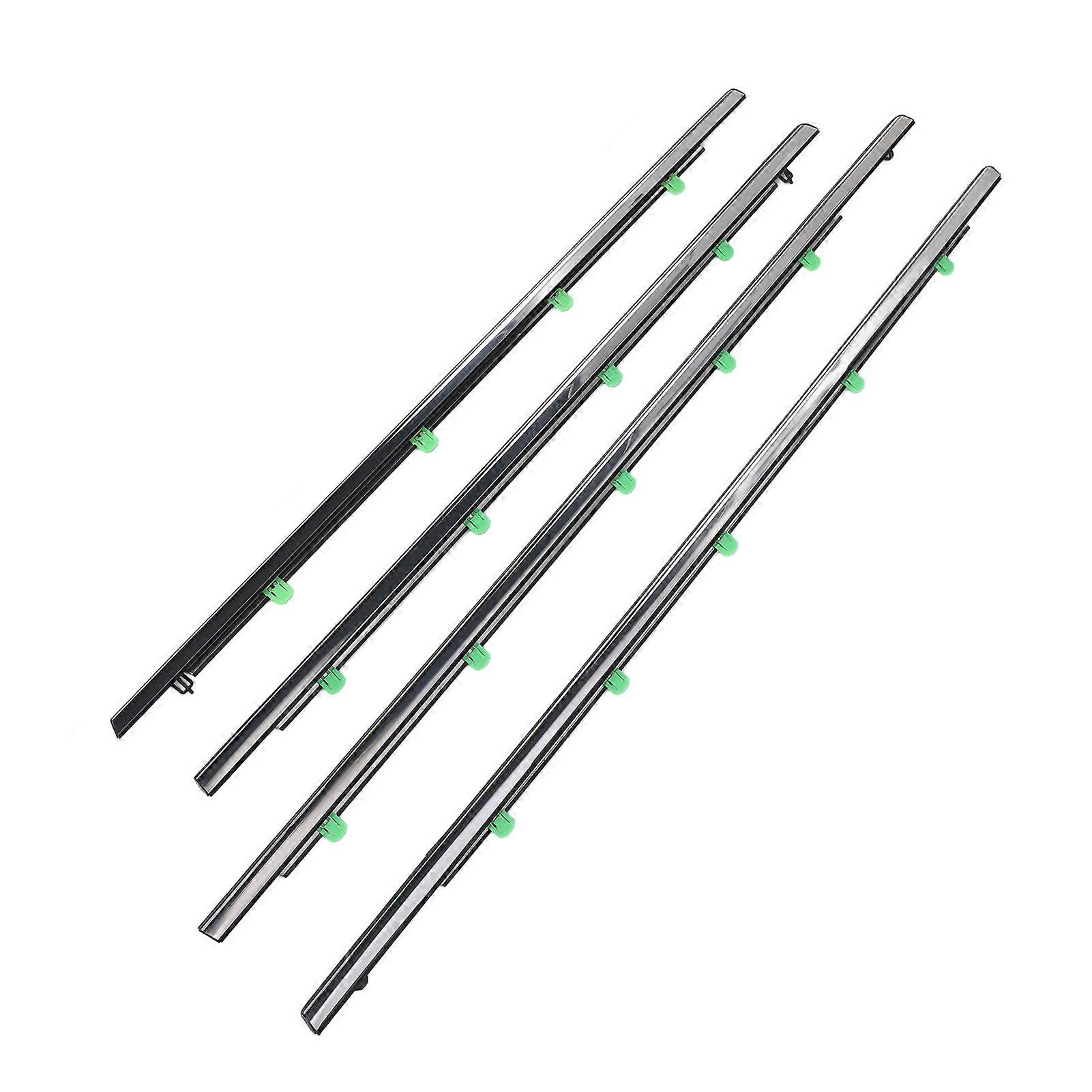4PCS Car Door Window Weatherstrip 72410 T0G A01 Window Sealing Strip Moulding Trim for CR‑V CRV 2011‑2016 