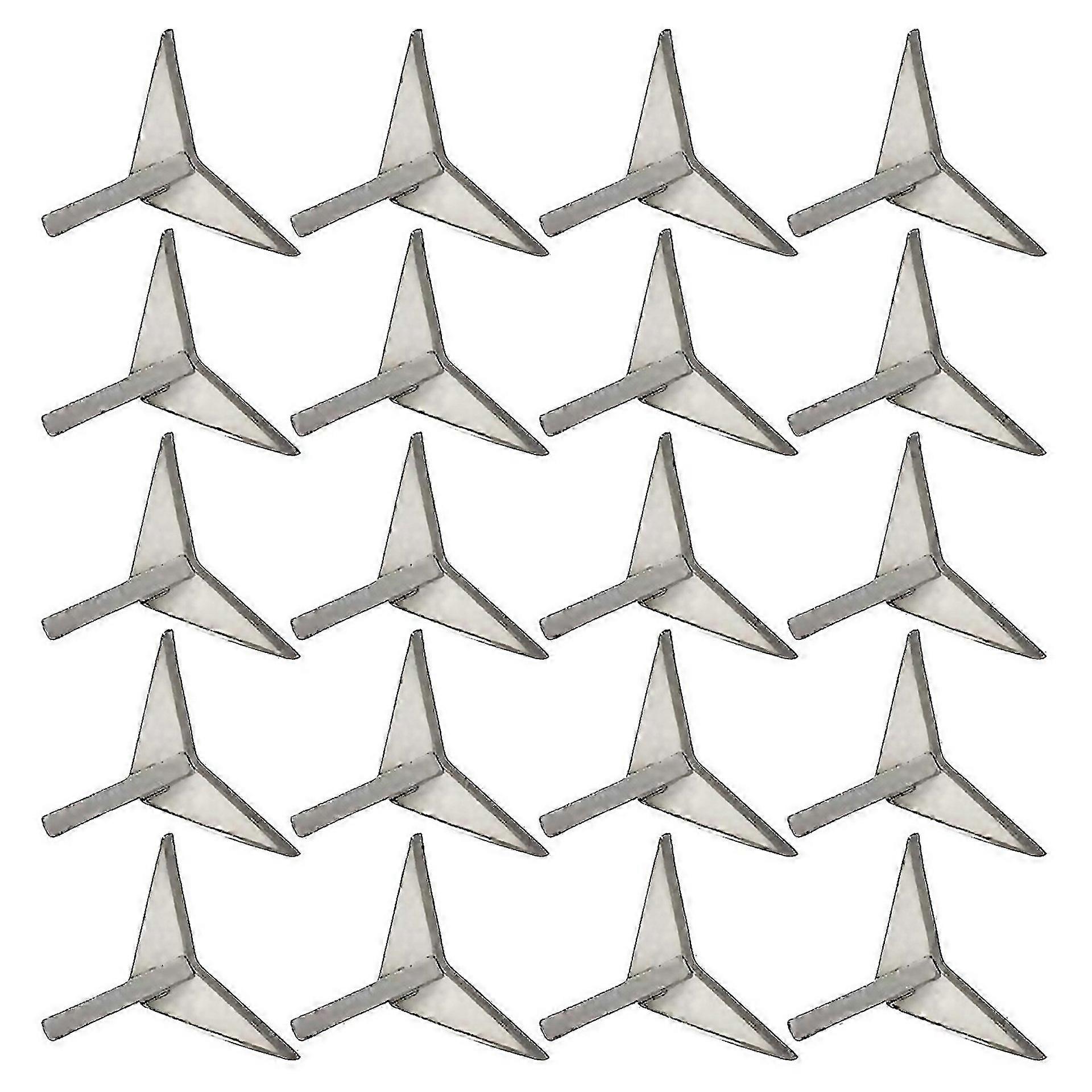 For 20pcs Car Tyre Puncture Nail Tire Spikes Vehicle Automotive Antitheft Security Fast Tool Triangl