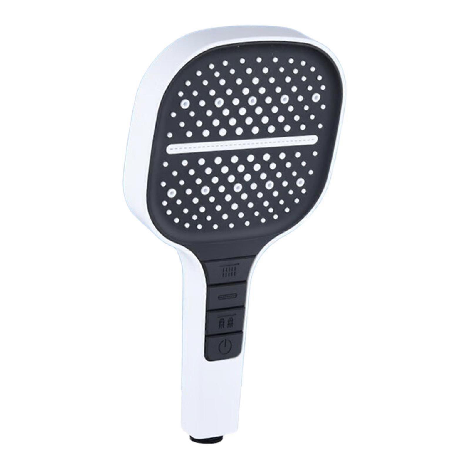 Multifunction Shower Head With Easy One Hand Adjustment Water Saving Designs