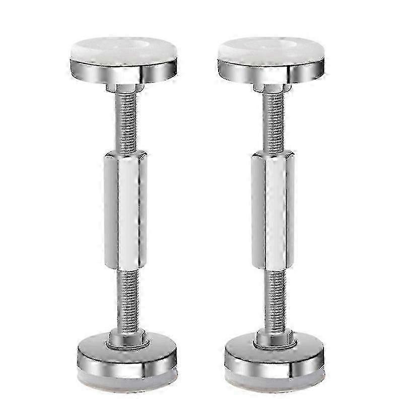 2Pcs Adjustable Threaded Anti-Shake Bed Frame Telescopic Room Wall Support Tool