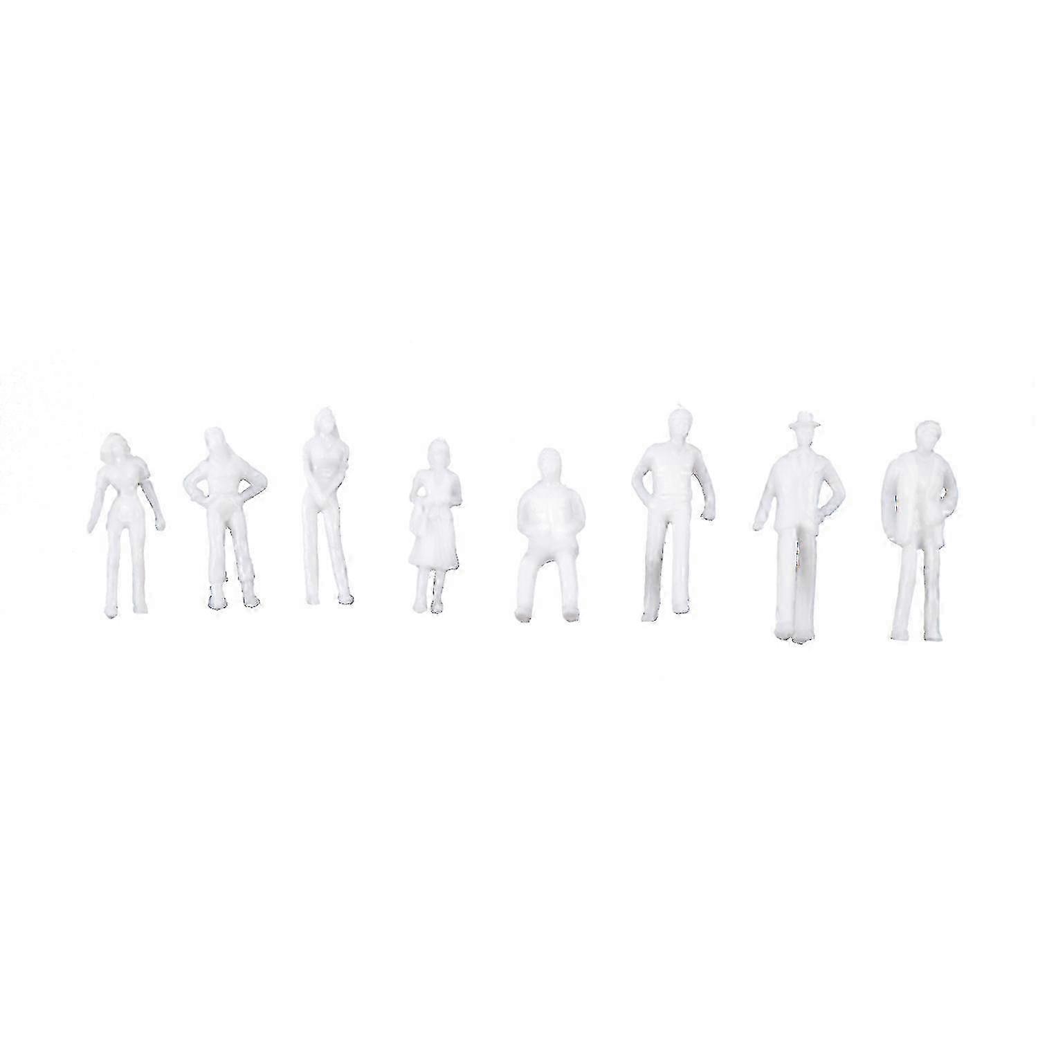 100 PCS Scaled Figures for Train Building Layout - 1:75 Scale Model People