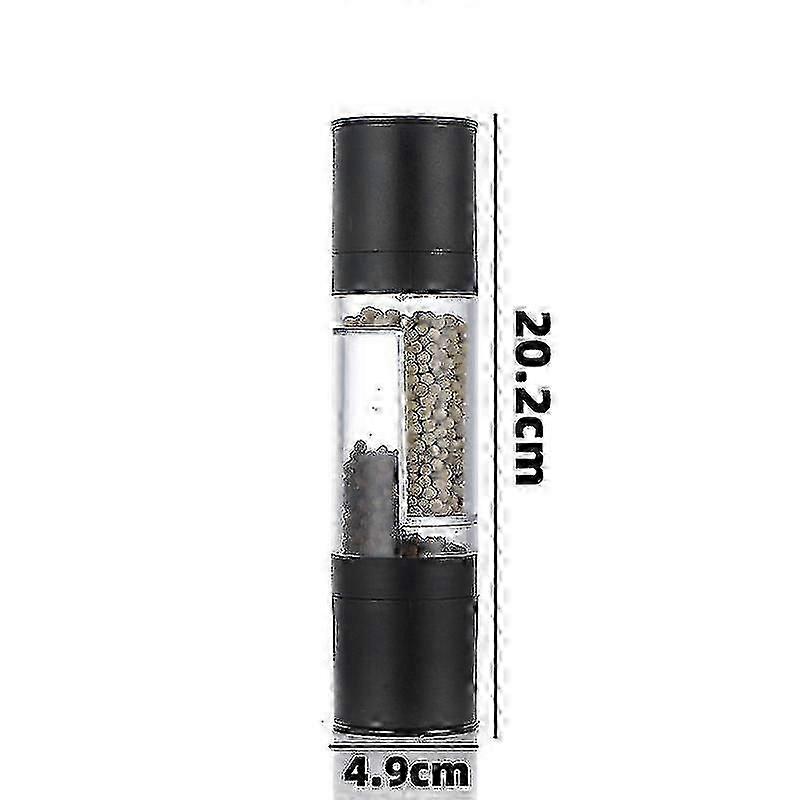 Salt Pepper Grinder Combo For Kitchen And Dining, 2pcs Black