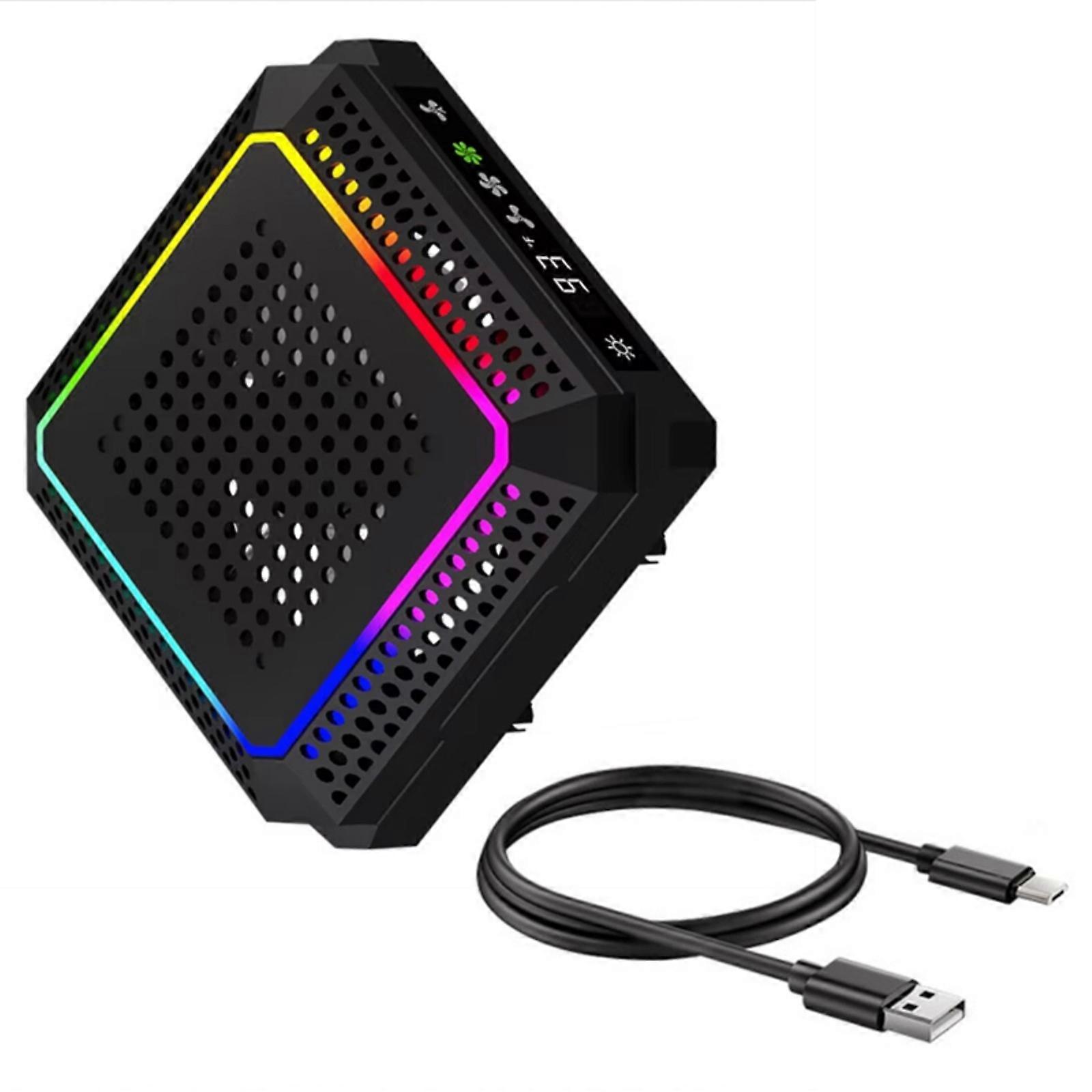 Strong ABS Cooling Systems Intelligent Thermal Control Optimized Airflows & Automatic Speed Regulation for Game Consoles Multicolor