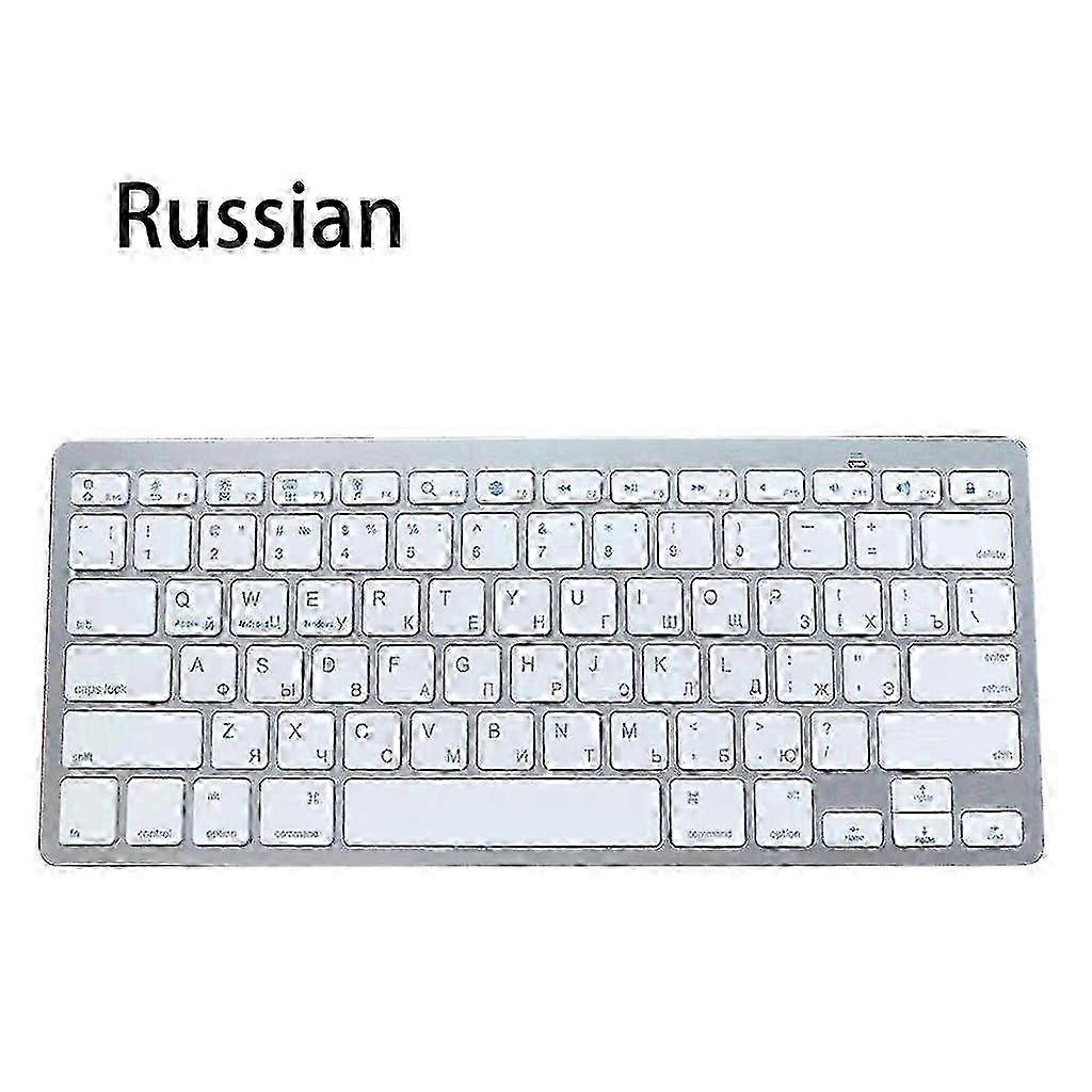 Russian/Spanish/Korean/English Keypad Wireless Travel Keyboard for Tablet/PC