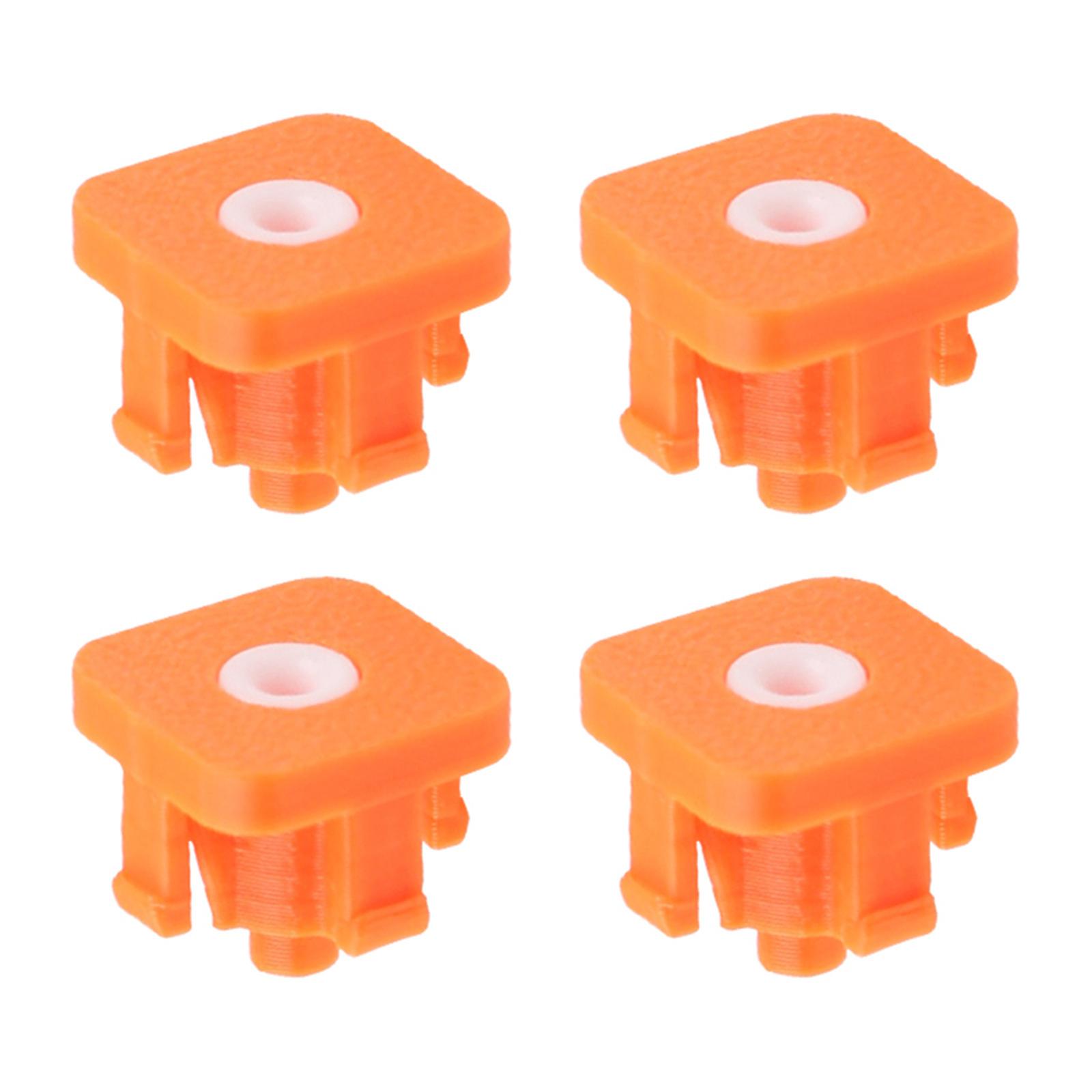 4Pcs Ceramic Feed Protector Easy Installation 3D Printer Inlet Ceramic Adapter Protector For S1C 3D Printer Multicolor
