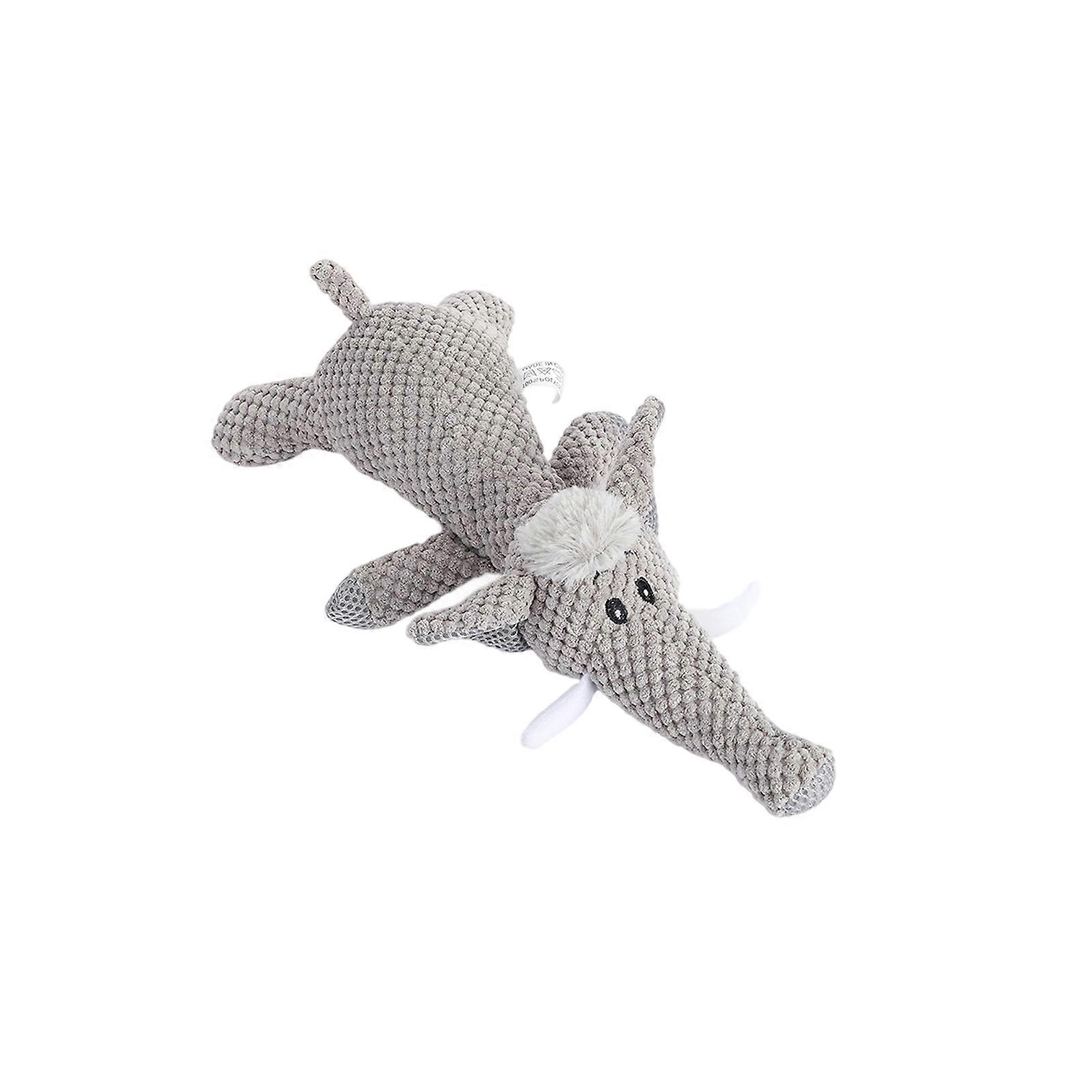 Plush Dog Toy Wolf Shape With Bright Color And Sounds To Have Aggressive Chewers In Fun Activity Multicolor